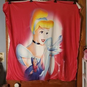 NEW DISNEY'S PRINCESS CINDERELLA MINKY BLANKET